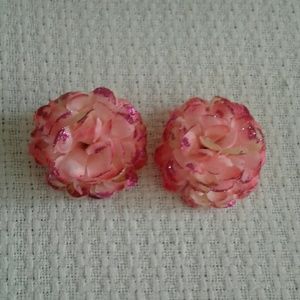 Small Flower Hair Clips